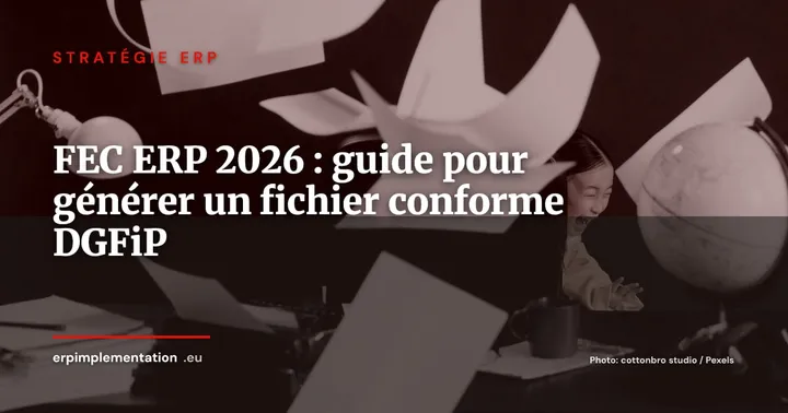 ERP et FEC : comment générer un Fichier des Ecritures Comptables conforme et éviter les redressements — Stratégie ERP
