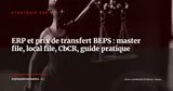ERP et prix de transfert : documenter les transactions intra-groupe selon les exigences OCDE BEPS — Stratégie ERP