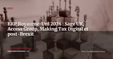 Marché ERP au Royaume-Uni, Sage UK, Access Group, MTD et défis post-Brexit — ERP