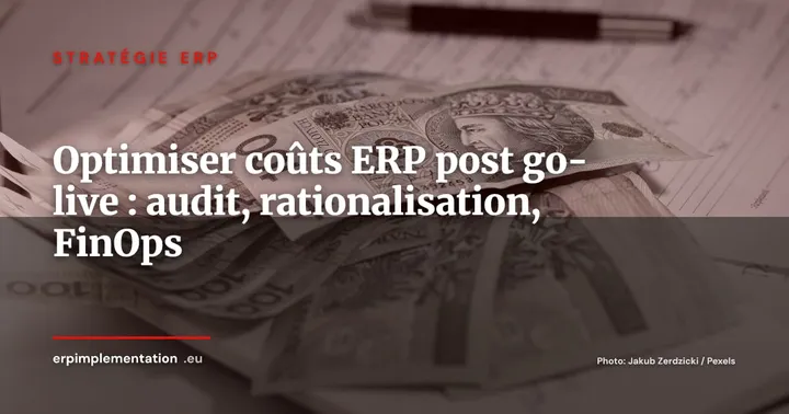 Optimiser les coûts ERP après le go-live : audit licences, rationalisation des modules et gouvernance FinOps — Stratégie ERP