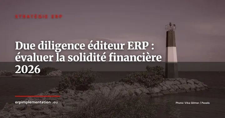 Comment évaluer la solidité financière d'un éditeur ERP avant de signer — Stratégie ERP