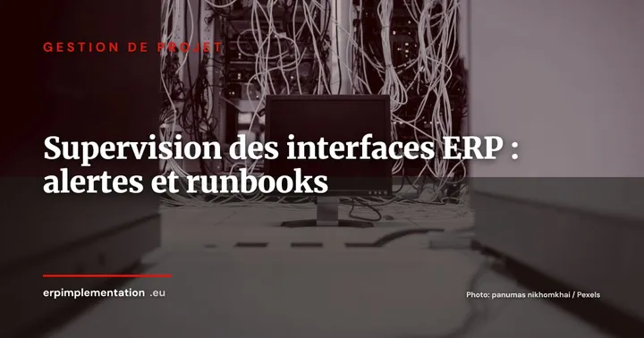 Supervision des interfaces ERP : détecter les flux en échec avant les utilisateurs — Gestion de projet